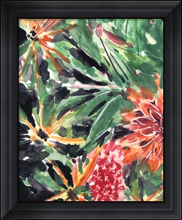 Framed Garden Fest III Print