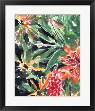 Framed Garden Fest III Print