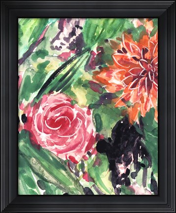 Framed Garden Fest IV Print
