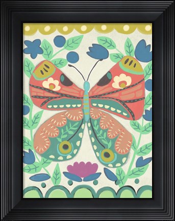 Framed Flutterfly I Print