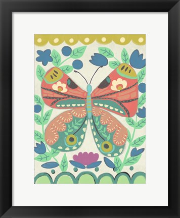Framed Flutterfly I Print