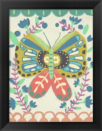 Framed Flutterfly II Print