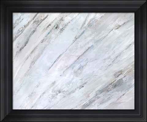 Framed Soft Fronds II Print