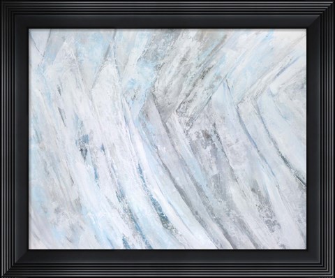 Framed Soft Fronds III Print