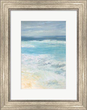Framed Storm at Sea II Print