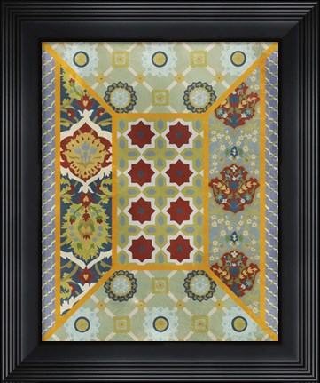 Framed Wallpaper Collage  III Print