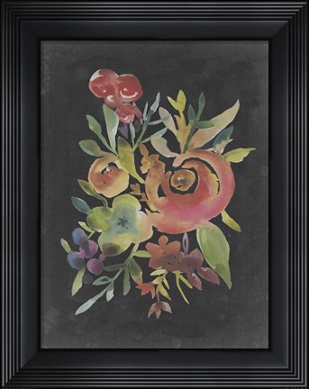 Framed Velvet Floral I Print