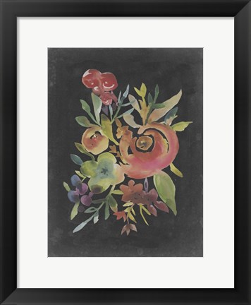 Framed Velvet Floral I Print