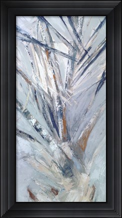 Framed Grey Palms IV Print