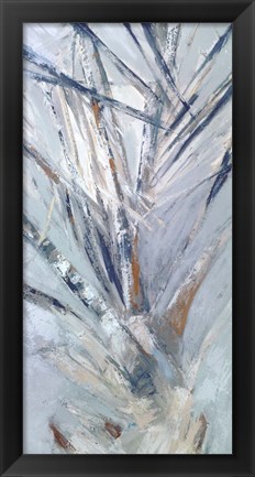 Framed Grey Palms IV Print