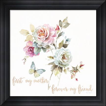 Framed Beautiful Romance VII Mother Print