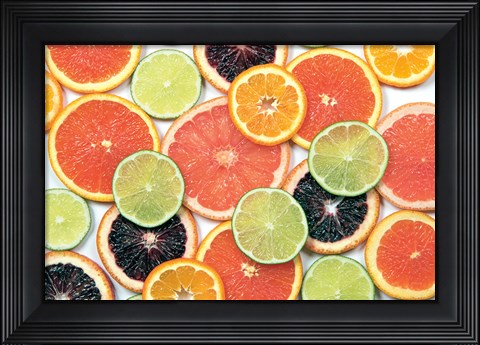 Framed Sunny Citrus IV Print
