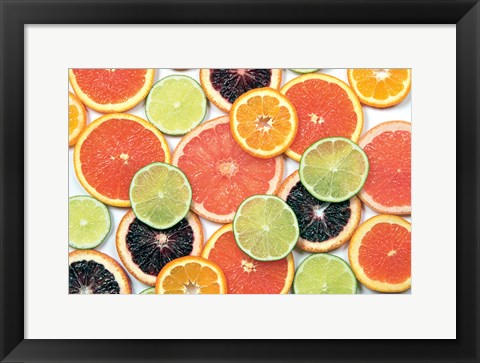 Framed Sunny Citrus IV Print