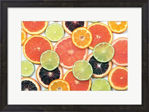 Framed Sunny Citrus IV Print