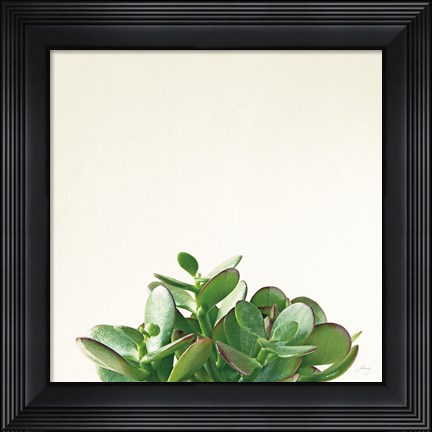 Framed Succulent Simplicity III Neutral Print