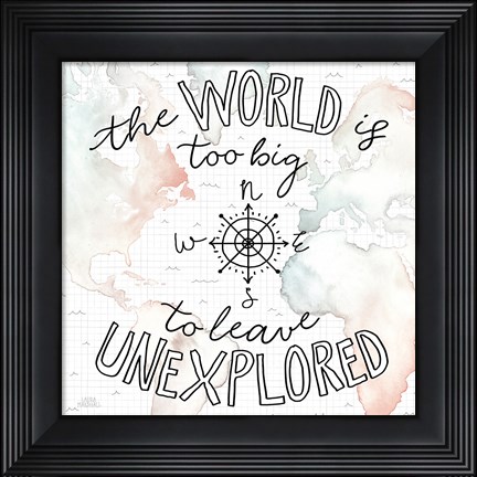 Framed World Traveler II Print