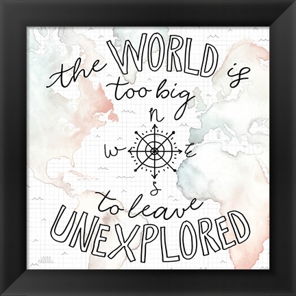 Framed World Traveler II Print