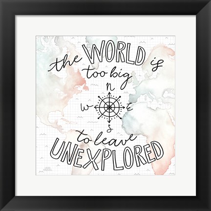 Framed World Traveler II Print