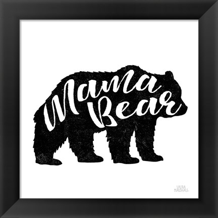 Framed Mama Bear Print