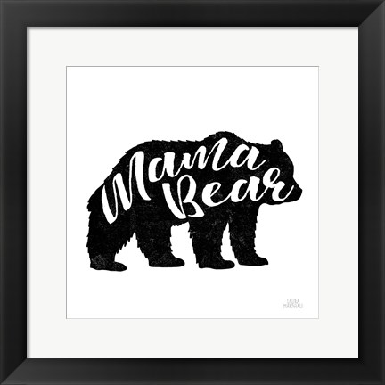 Framed Mama Bear Print