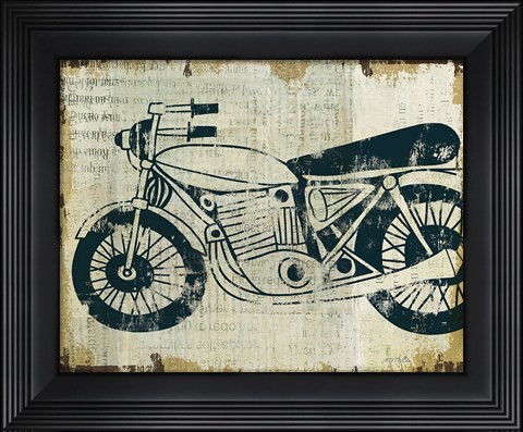 Framed American Pop Moto Print