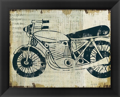 Framed American Pop Moto Print