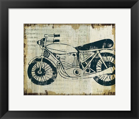 Framed American Pop Moto Print