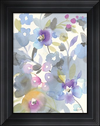 Framed Jewel Garden II Print