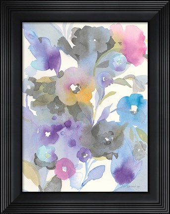 Framed Jewel Garden I Print