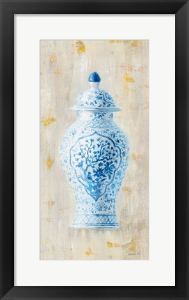 Framed Ginger Jar I Light Crop Print