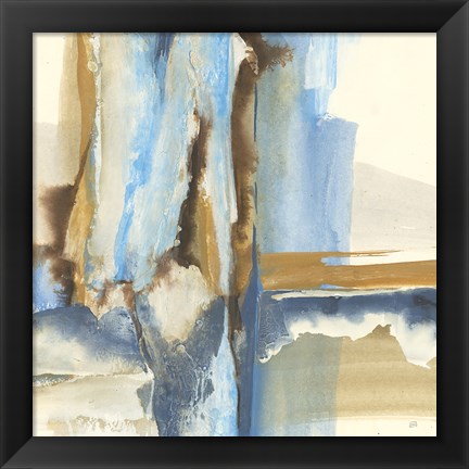 Framed River Run II Print