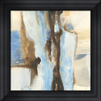 Framed River Run I Print