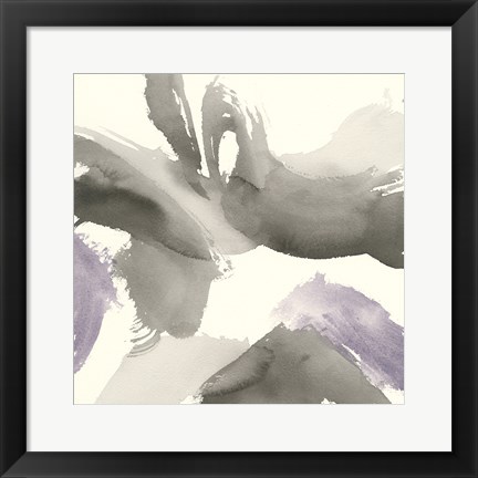 Framed Amethyst Gesture I Print