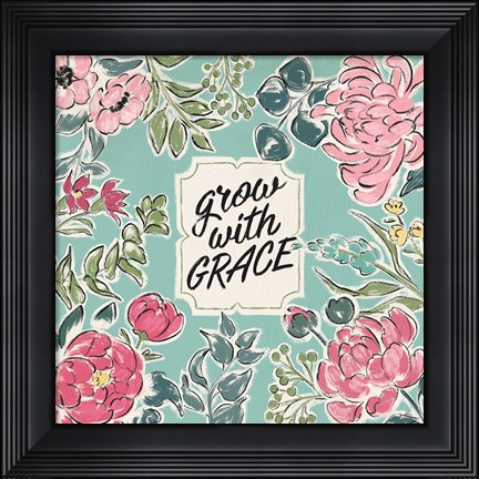 Framed Live in Bloom IV Print