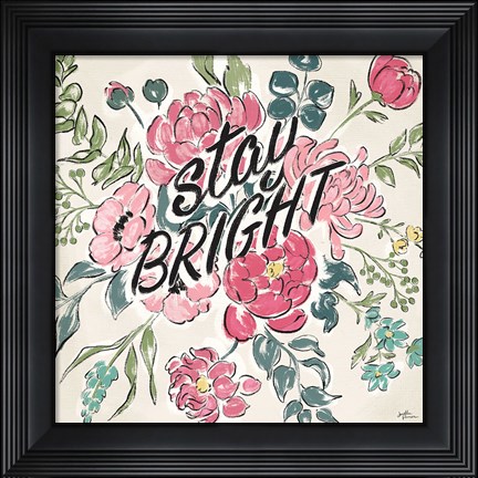 Framed Live in Bloom III Print
