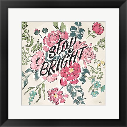 Framed Live in Bloom III Print