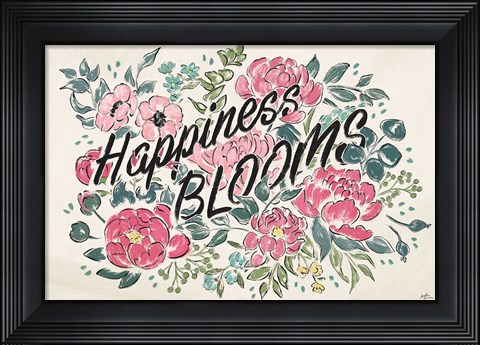 Framed Live in Bloom I Print