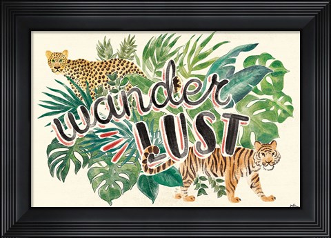 Framed Jungle Vibes VII Print