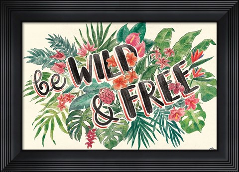 Framed Jungle Vibes VI Print
