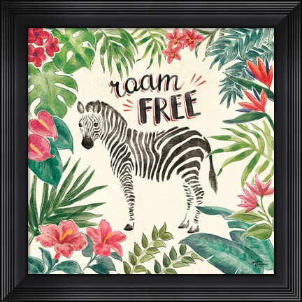 Framed Jungle Vibes IV Print