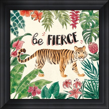 Framed Jungle Vibes II Print