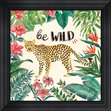 Framed Jungle Vibes III Print