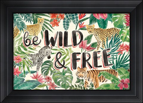 Framed Jungle Vibes I Print