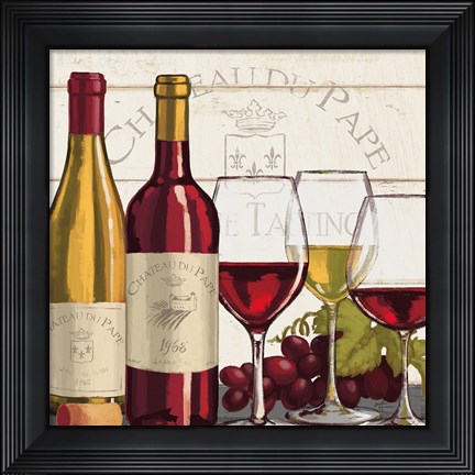 Framed Wine Tasting II Print