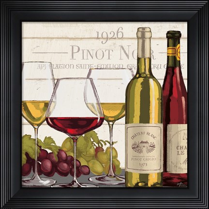 Framed Wine Tasting III Print