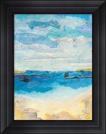 Framed Abstract Coastal III Print