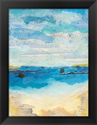 Framed Abstract Coastal III Print