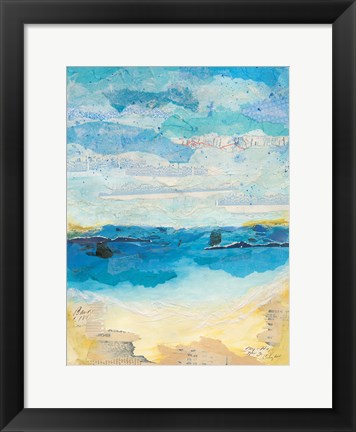 Framed Abstract Coastal III Print