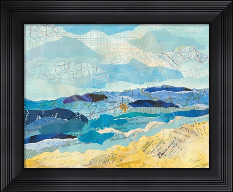 Framed Abstract Coastal II Print