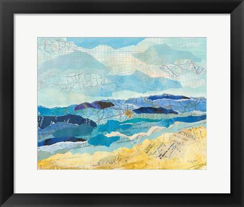 Framed Abstract Coastal II Print